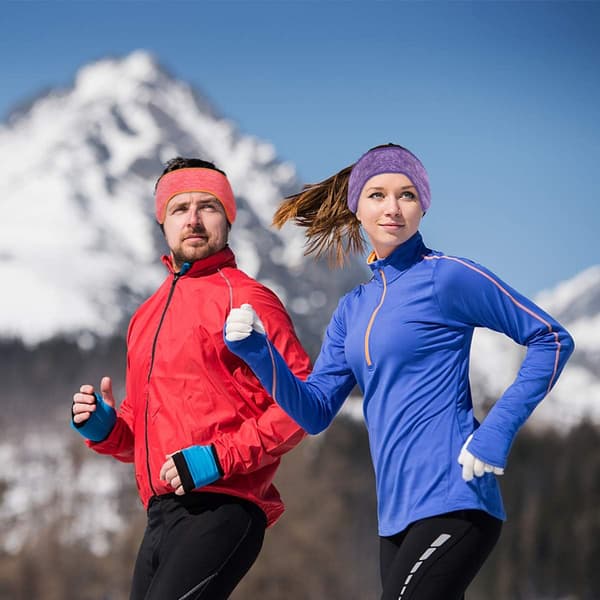 2 stk. Vintersports Hodebånd Vinter Hodebånd Ørevarmere