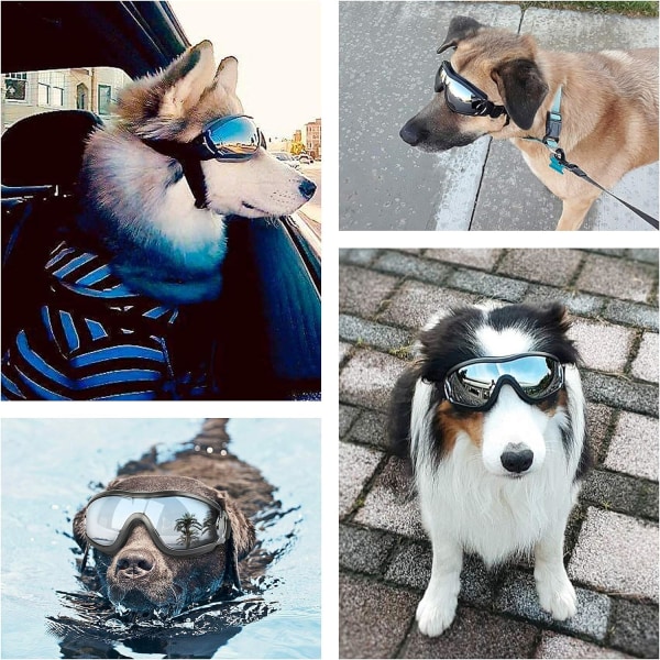 Hundebriller Vandtætte Vindtætte til Store og Mellemstore Hunde