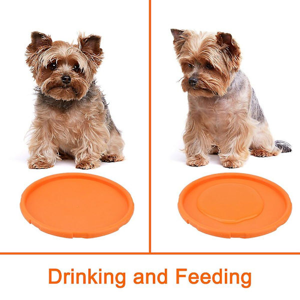 Hunde Tyggeleker Hundeflygende Skiver Myk Gummi Motstandsdyktig Mot Tygging Hund