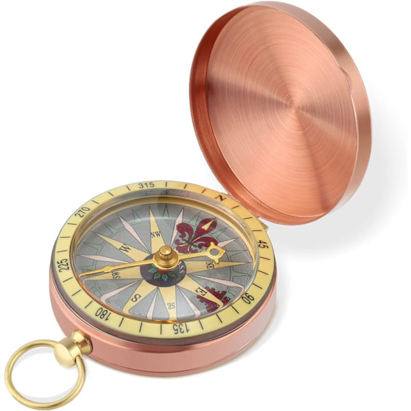 Selviytymiskompassi, 70x16mm Vaelluskompassi Taskukompassi Käännettävä