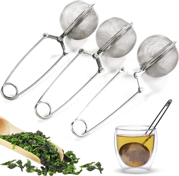 3 stk. Rustfrit Stål Te Bold Te Rum Te Infuser