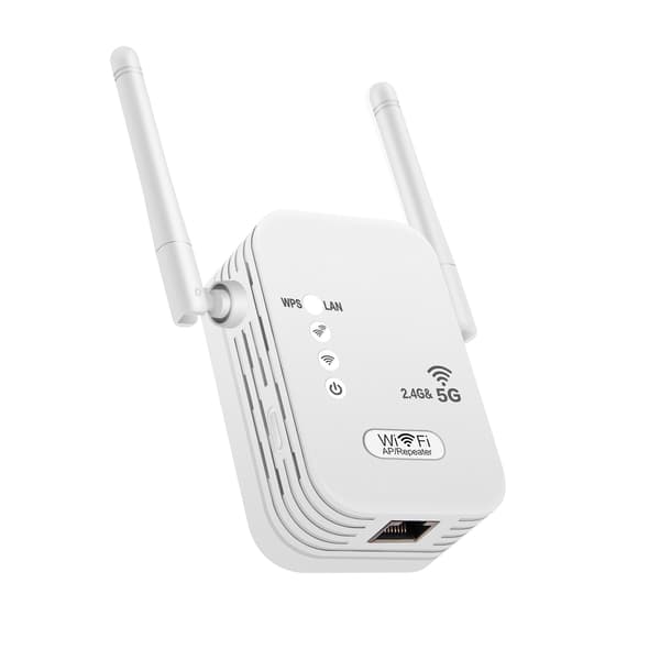 Helt ny 2022 WiFi-förlängare Internetsignalförstärkare & Booster -