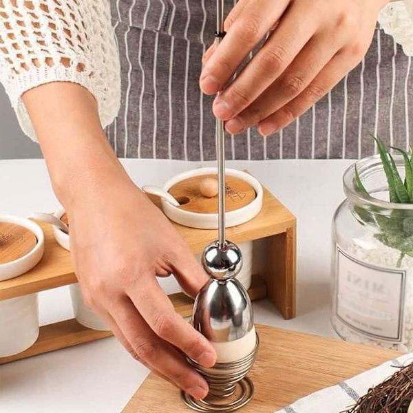 1 stk Eggskjærer Topper, Skallskjærer, Rustfritt Stål Egg