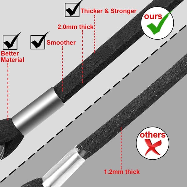 Brillerem, Brillesnor, 3 stk Justerbar Universal Bril