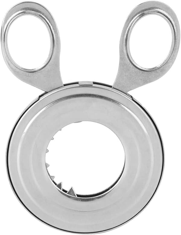 1 stk Rustfrit Stål Æg Cutter Kogt Æg Åbner Æg Clipper