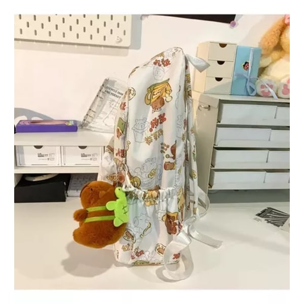 Capybara Ryggsäck för Skolan, Söt Skolryggsäck