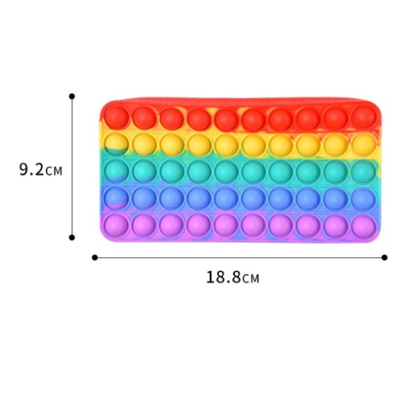 Silikon pennetui til børn, tryk på boblerne, rotte