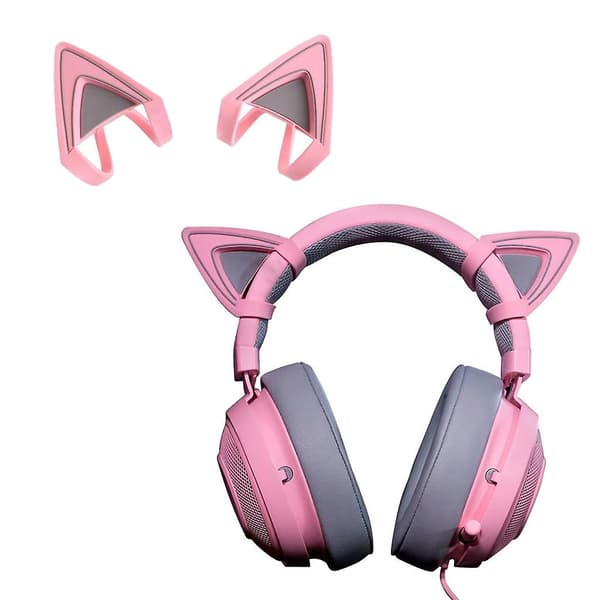 Kattørepynt til Razer Kraken V2-hodetelefoner
