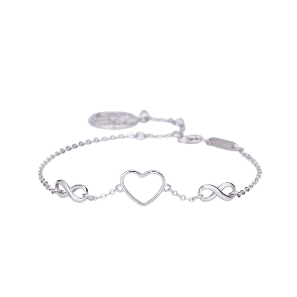 Justerbart armband i 925 sterling silver för kvinnor och flickor