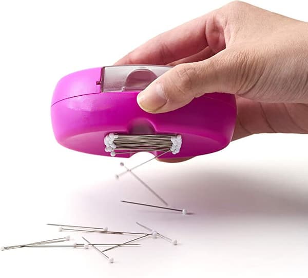 Magnetisk nåleplate med skuff (magenta)