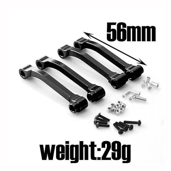 Kappaleet Metalli Säde Varsi Yhteensopiva 1/14 Tamiya Traktori Kuorma-Auto Rc Malli Auto, 2