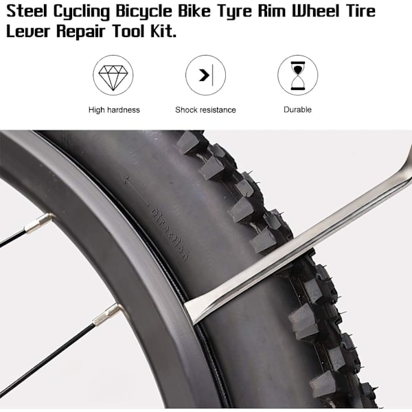 8 stk. Metal Cykel Dæk Afbryder Dæk Dæk Afbryder Mountainbike