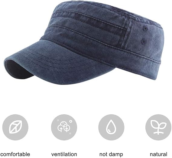 Retro Baseball Cap Hip Pop Hat Golf Trucker Cap Justerbar Farve