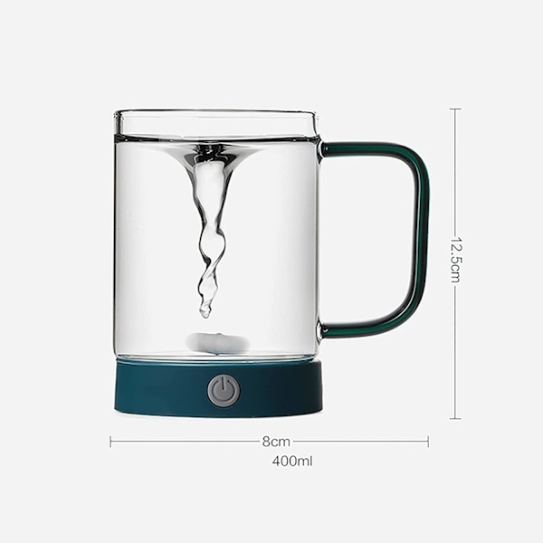 1 stk (blækgrøn) Glas Automatisk Blandingskop Automatisk Blandingskop