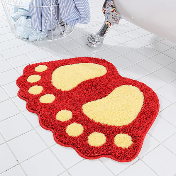 Bad Rugs Matter Vann Absorberende Sklisikker Matte Brukt i Bad,