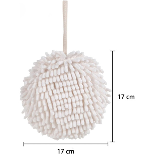 Chenille Håndklæde Sæt af 2, Mikrofiber Badehåndklæder, Absorberende