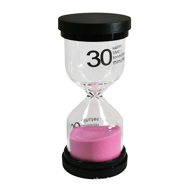 (4 stk) Sandur, 6 Farver Timeglas Timeglas Timer