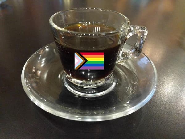 1 rull med 500 flaggformede regnbue-pride-papirklistremerker flagg