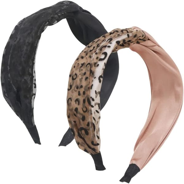 2 stk. Kvinders Hårbånd Boho Hår tørklæde Wrap Tie Bow Tie Hår