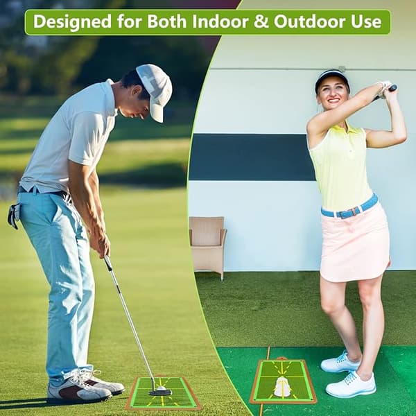 Golf Treningsmatte for Svingdeteksjon, Banevisuell Tilbakemelding Golf