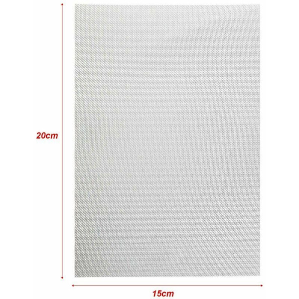 (20X15cm 3 stk sølv)Metallnett nettingfiltreringsfolie, finmasket netting for å forhindre mus, insekter, slanger, mygg