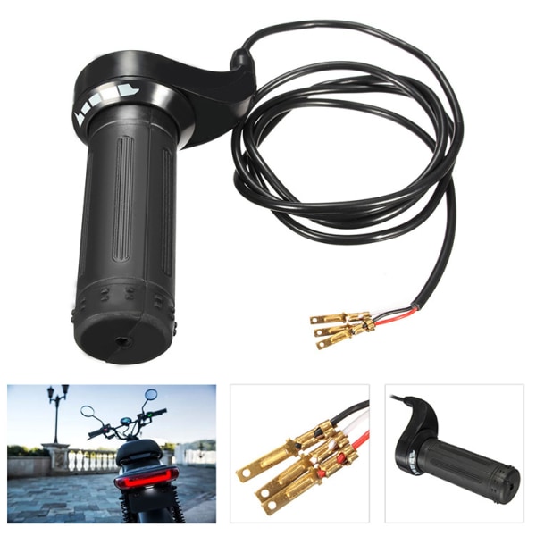 Electric bicycle throttle grip cylinder throttle grip throttle