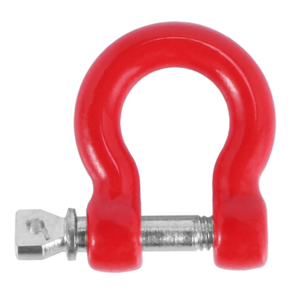 8 stk. Metall Front Rear Bumper Trailer Hook Tow Shackle Rescue Hook Kompatibel Med 1/10 Rc Rock Crawler Bil Trax
