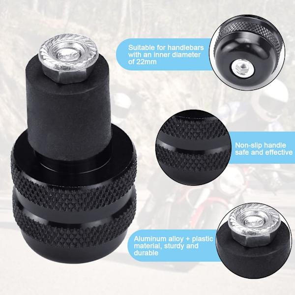 Motorsykkel Styreender 22mm Styregrep End Plugglokk