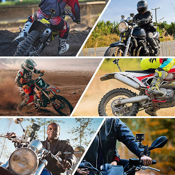 38 i 1 motorcykeltillbehör monteringssats kit för Insta360 One X2 X3 One X One R för Rs-kameror motorcykelmonteringssats kit svart