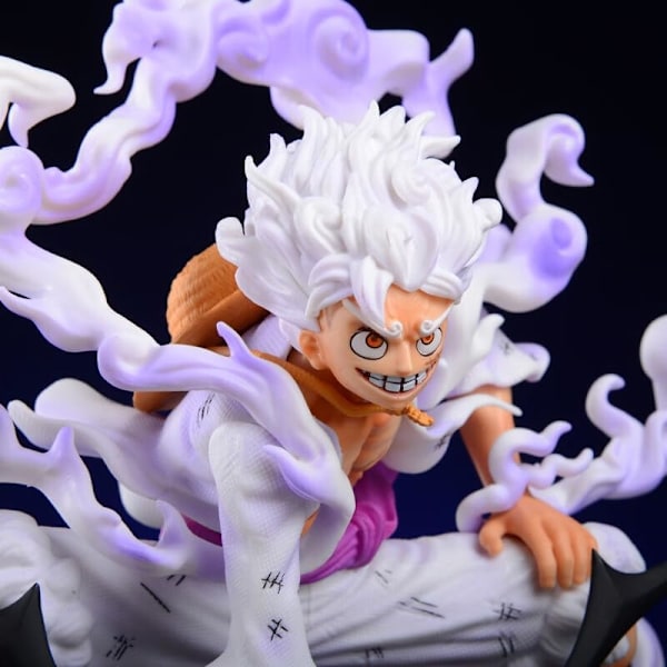 Luffy Action Figure, Gear 5 Luffy Animenukkehahmo PVC-hahmohahmo Leikkikokoelma Lahja Luova C