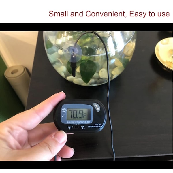 Digital Akvarium Termometer - LCD viser akvarium termometer