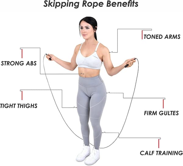 Justerbar Hopprep Speed ​​Rope Blå för Boxningsträning