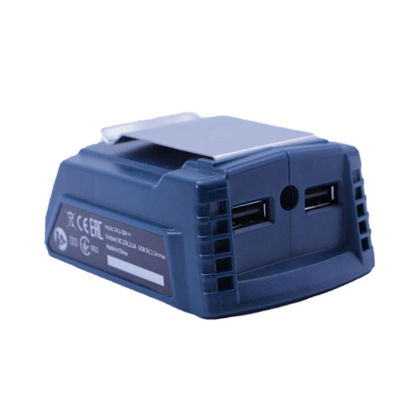 Usb Power Dual Charger Converter Adapter 18v 3.0/4.0a Til Bosch Li-ion Batteri