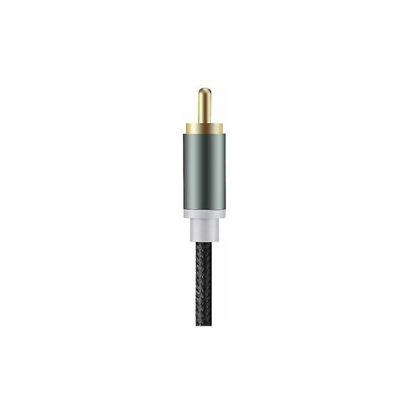 Højttaler o Kabel Iphone o Forlænger Mobiltelefon Link o Kabel，RCA o Aux-kabel, Stereo Y Splitter Adapter til 2 Han,30g