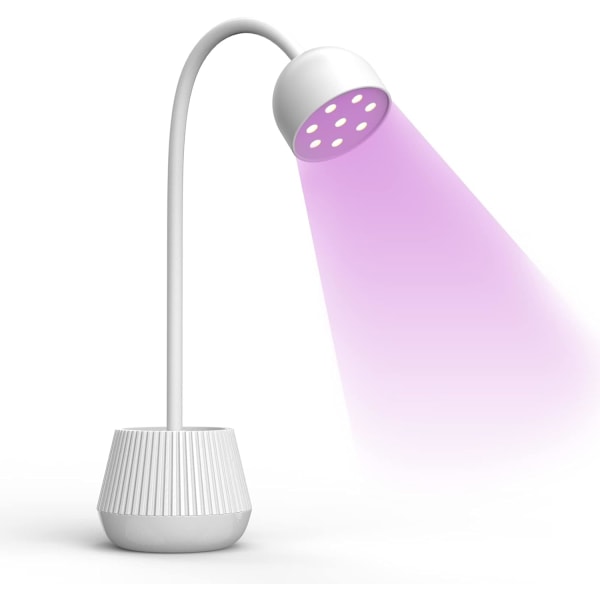 Sladdlös UV LED Nagellampa, Uppladdningsbar 24W Mini Nagellampa 360°