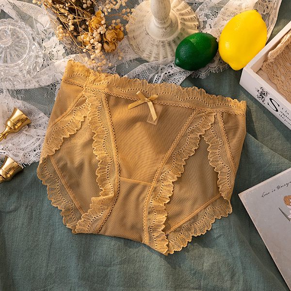 Kvinners Blonderi Undertøy Sexy Pustende Stramme Truser Multi-Pack