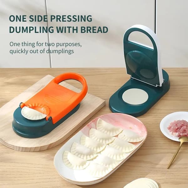 1 stk (Hvit) 2 i 1 Dumplings, Dumpling Lazy Dumpling Maker,
