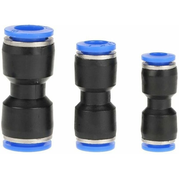 30pcs Straight Pneumatic Fittings 10mm 8mm 6mm Push Hose Fittings