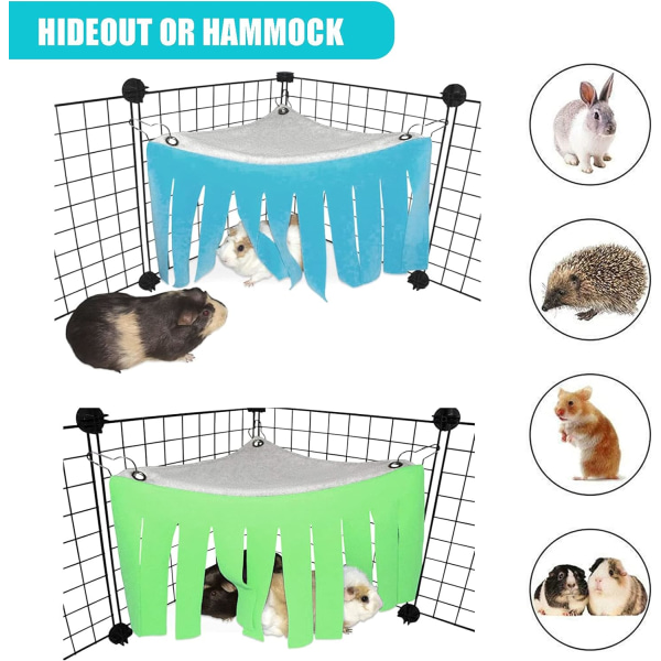 2 st Smådjurs Hängmatta Tält Hamster Tält Husdjur Hängmatta Gömställe