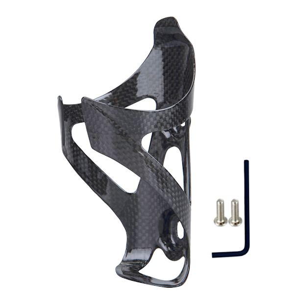 1 stk Sort Carbonfiber Flaskeholder til Cykling Landevejscykel