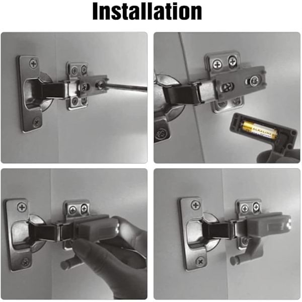 10 stycken LED-hängelsensorlampa för skåp kök