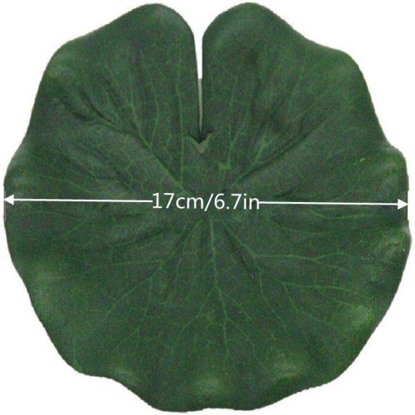 10 Stykker Kunstige Flydende Skum Lotusblade, Flydende Vand