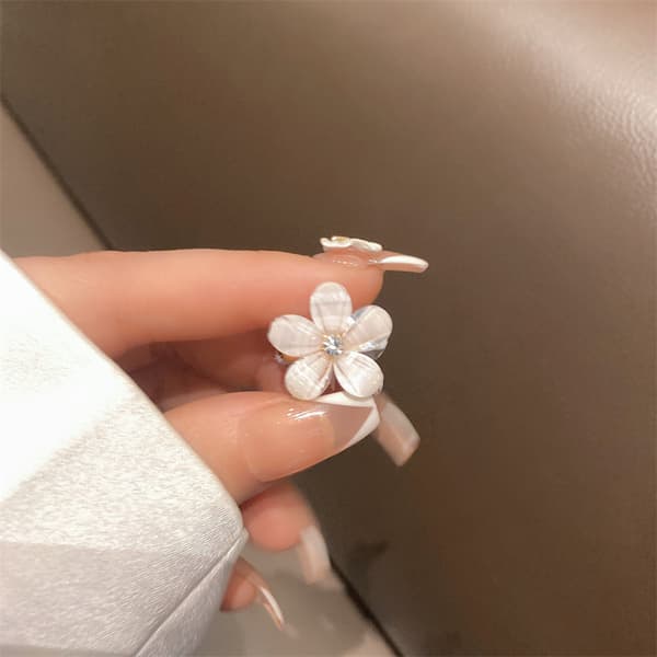 15 Mini Diamant Klø-Klips Søde Blomst Hårnåle Små Kreative