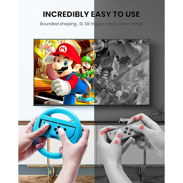 Rattet Kompatibelt med Nintendo Switch Rat, Tilbehør til Familiebrug Kompatibelt med Switch JoyCon Controller