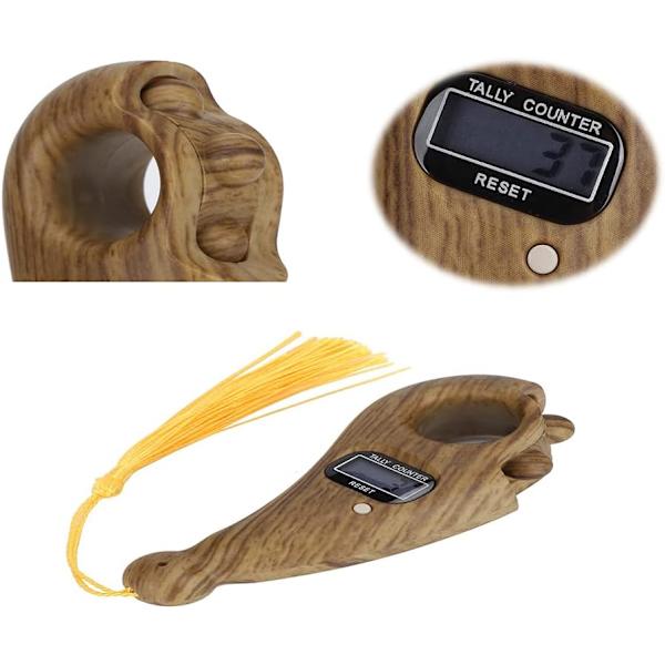 1 stk Digital Perleteller, Digital Fingerteller, Buddha Perle