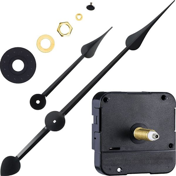 1 set batteridriven klockrörelsemekanism ersättning DIY S