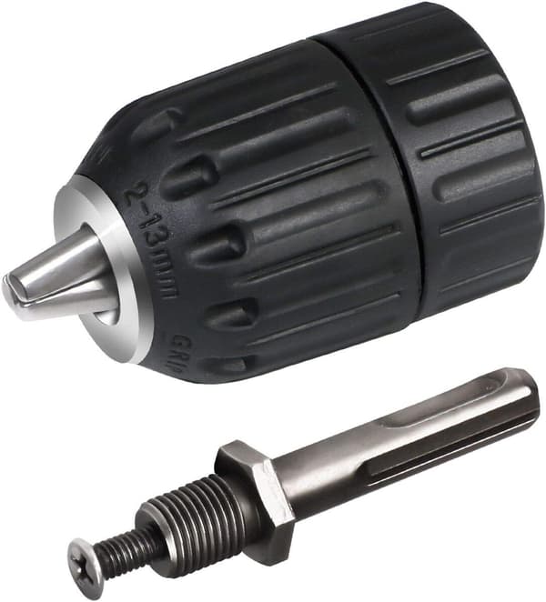 Borrchuck, Snabbkoppling Impulsmejsel Adapter 1,5-13mm, Snabb