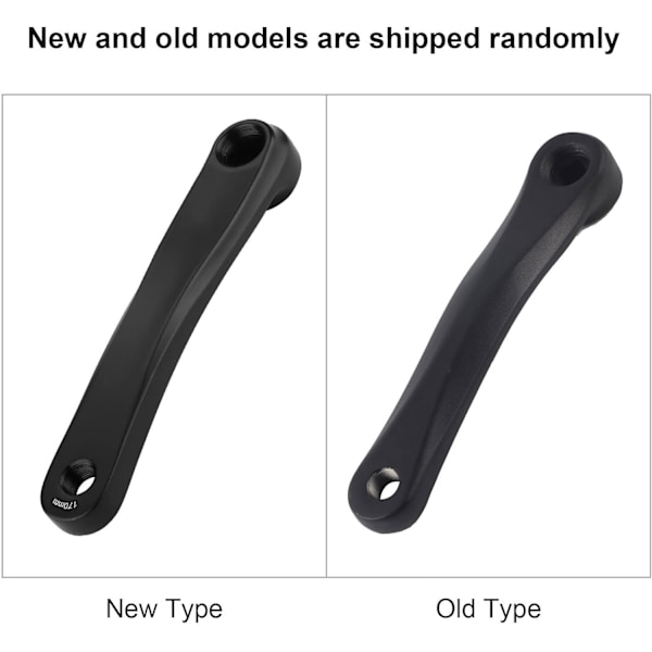 1 cykelkrumtap arm, aluminium legering venstre hånd krumtap arm 170mm