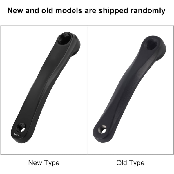 1 cykelvev, vänster vevarm i aluminiumlegering 170mm
