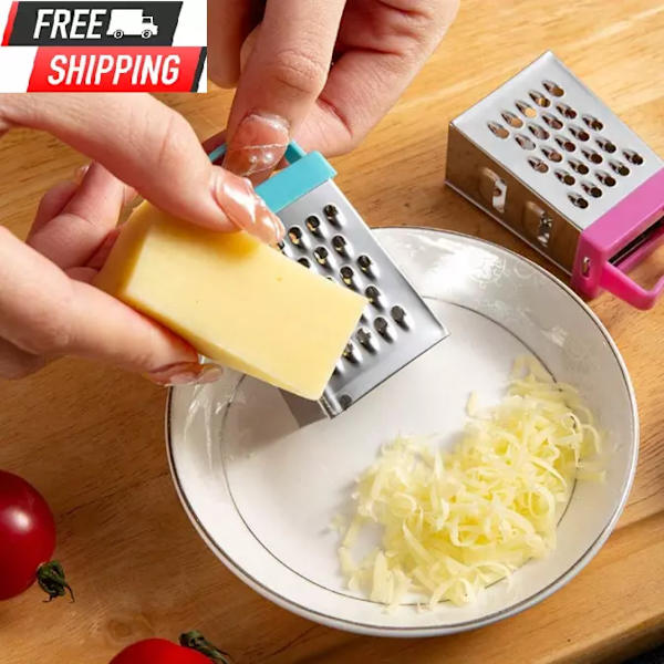 1 stk Blå Mini Rivjern i Rustfritt Stål - NY